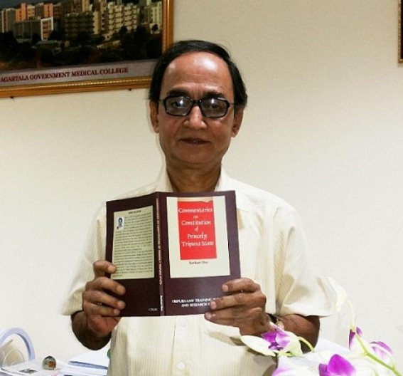 Book on “Commentaries on Constitution of Princely Tripura State†released Book on “Commentaries on Constitution of Princely Tripura State†released